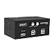 2 Port USB 2.0 Selector Switch 2 PC Share 1 USB Device Like Printer Flash Driver Mouse Keyboard with USB-A Interface primary