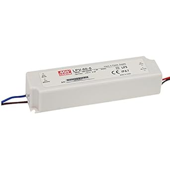 LED Netzteil 40W 5V 8A ; MeanWell, LPV-60-5 ; Schaltnetzteil