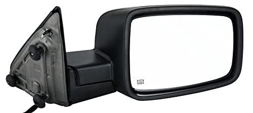 Photo 1 of ZAPOSTS Side View Mirror Replacement Fit for fit 2011-2013 Dodge Ram 1500 3500 2011-2015 Ram 2500 2009-2010 Dodge Ram 1500 Black Power Heated Turn Signal Light Manual Folding Passenger Side Mirror