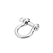 10 PCS O Shape Anchor Shackle, Zinc alloy Heavy Duty Load Clamp for Chains Wirerope Lifting Paracord Outdoor Camping Survival Rope Bracelets.