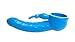 Bangin' Bunny Premium Silicone Rabbit Dildo Wand Attachment for Hitachi Wands Original Magic Wand Original and Rechargeable (Blue)