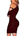 Carprinass Womens Long Sleeve Sexy Off Shoulder Bodycon Bandage Club Dresses