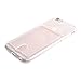 iPhone 6S Plus Case, Case Art Plus Slim & Strong Clear Plating TPU Gel Shockproof Case Cover for iPhone 6 Plus with Card Holder (Transparent)