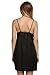 Ekouaer Womens Satin Lace Chemise Silky Nightgown Nightshirt Plus Size SleepwearBabydoll Lingerie, Black, Large