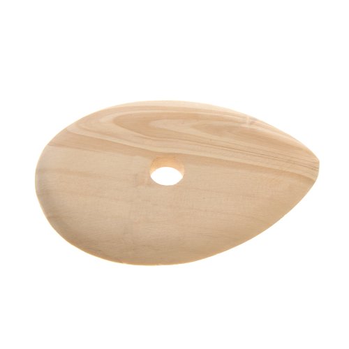Jocestyle 5 Pcs Wood Pottery Clay Tool Set Sculpture Ceramics Molding Sculpting Carving Potters Rib Tool Kit