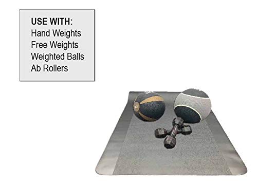 image for Resilia Exercise Equipment Mat for Treadmill, Stationary Bike, Ellipti