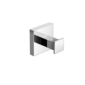 Modern Chrome Towel Robe Hook Luxury Square Bathroom Accessory ACC118: iBathUK: Amazon.co.uk Modern Chrome Towel Robe Hook Luxury Square Bathroom Accessory ACC118: iBathUK: Amazon.co.uk