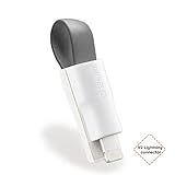 Urbo Keyring Charger Cables for Type-C, Lightning Connector, and Micro-USB Devices (USB-A to Lightning Connector (Grey))