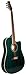 Kona K2TBL Acoustic Electric Dreadnought Cutaway Guitar in Transparent Blue Finish