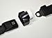Buckle Guard Seat Belt Button Cover Deters Children and Disabled Adults from Opening Their Seat Belt While Riding in a Motorized Vehicle, No 