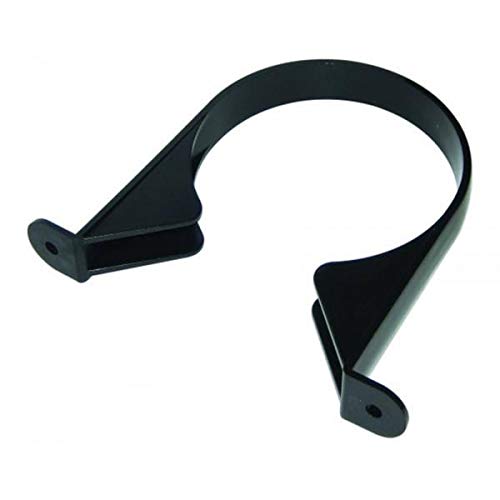 Pack of 2 x FloPlast SP82B 110mm Black Pipe Clips