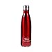 Sfee 17oz Insulated Water Bottle Stainless Steel Double Wall Vacuum Bottle Cup Leak Proof Keeps Hot and Cold Drinks BPA Free for Kids Outdoor Sports Camping+Cleaning Brush(Red)