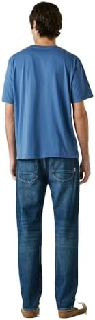 Eggo N Camiseta, Azul (Azul Marino Lavado), M para Hombre