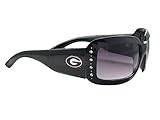 Georgia Bulldogs UGA Crystal Black NCAA Fashion Sunglasses S4JT