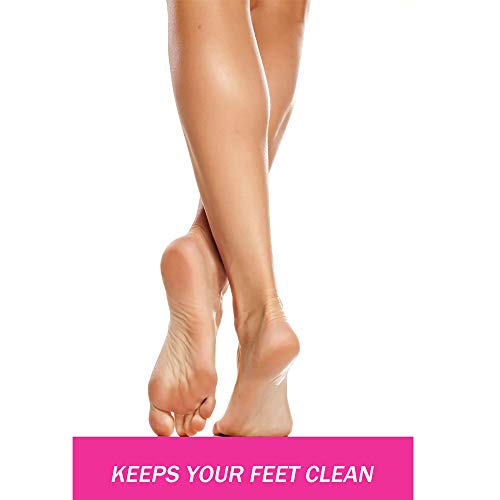 Blue 60 Pairs(120feets) Premium Disposable Stick on Feet Spray Sunless Tanning Sole Protector