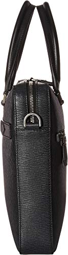 Salvatore Ferragamo Men's Revival Briefcase w/Shoulder Strap Grigio One Size - Thumbnail 2
