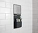 TOOLETRIES The James Organizer - Silicone Toiletry Holder, Shower & Bathroom Accessory - Features Silicone-Grip Technology, Removable & Reusable - Charcoal