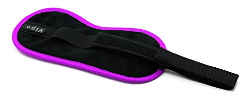 B&M's Mart Super Soft and Comfort 4-Pics Kits with Mouth Gag, Floggers, Eye mask, Handcuffs Adjustable Cuffs Rele Strap - Cosplay Accessories (Purple)
