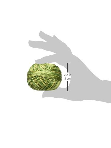 Handy Hands Lizbeth Egyptian Cotton Crochet, Tatting, Knitting Thread Size 3 (50 Grams 120 Yards) - HH03138, Leafy Greens - Thumbnail 2