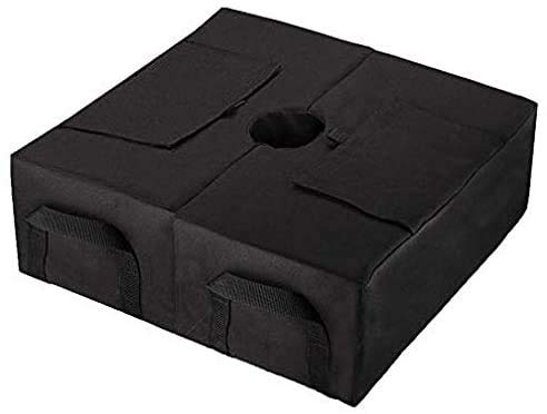 CACTIYE Detached 2 pieces detachable Fillable Umbrella base Stand Holder for Outdoor Patio Umbrellas Detachable making it easy to pour in sand without spilling it everywhere