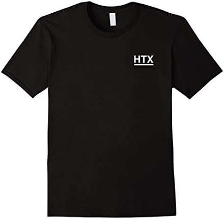 Mens Houston Texas T-Shirt - HTX - Trendy H-Town Tee 2XL Black