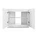 PeetsPets Durable Wood Aquarium Stand with Storage, Up to 29, 40, 55 gal. (40 Gallon, White Gloss)thumb 2