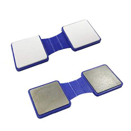 Fityle Ice Skate Blade Hockey 1200/600#Grit Sharpener Sharpening Stone 25x25x75mm - Thumbnail 2