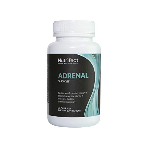 Nutrifect Nutrition Adrenal Support Supplements Keep You Sharp, Combats Stress, Anxiety, and Fatigue, Includes Vitamins B6, B12, Ashwagandha, Magnesium, 60 Capsules Nutrifect Nutrition Adrenal Support Supplements Keep You Sharp, Combats Stress, Anxiety, and Fatigue, Includes Vitamins B6, B12, Ashwagandha, Magnesium, 60 Capsules