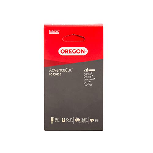 Oregon 90PX056E AdvanceCut Kettensägekette für 16-Zoll (40cm) Schiene - 56 Antriebsglieder - kompatibel mit Makita, Dolmar, Sterwins und mehr