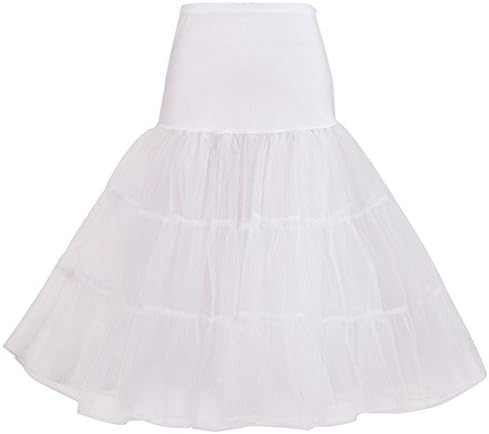 Happyus Womens 50s Rockabilly Tutu Petticoat Crinoline Underskirt Slips