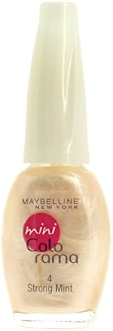 Nail Polish Varnish Maybelline Colorama Colour Coat Manicure Shine 4 Strong Mint