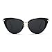 AEVOGUE Sunglasses For Women Cat Eye Frame Metal Temple Brand Designer AE0269