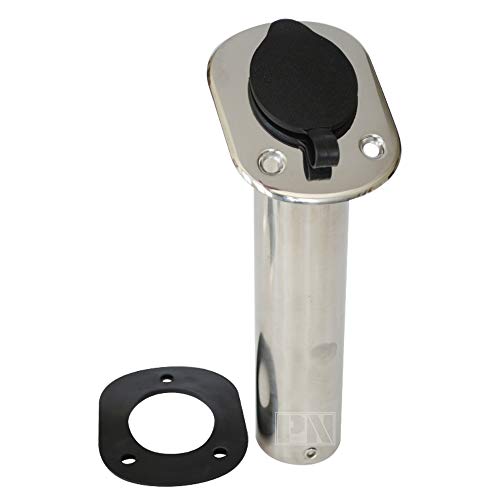 PRONAVY - Rutenhalter Bootsrutenhalter Edelstahl 304 Bis 30° neigbar für den Deckeneinbau, Bündig montiert…