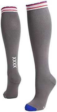 Lily Trotters Women's Designer Athletic Compression Socks - USA Four Kisses (S/M)