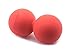 WODFitters Massage Ball Set (Red Peanut Black Lacrosse Ball, Peanut/Lacrosse Set)