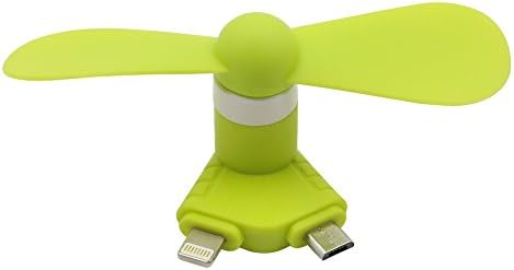 Lxstore 2 in 1 Mini USB Fan for iPhone/iPad and Android with intelligent touch switch