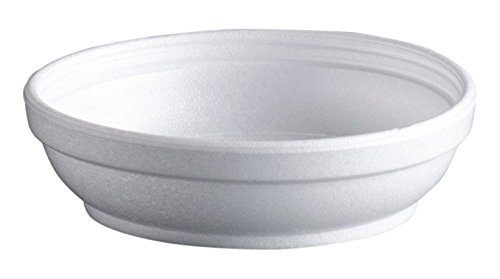 DART 5B20 Insulated Foam Bowls, 5 oz., White, Pack of 50