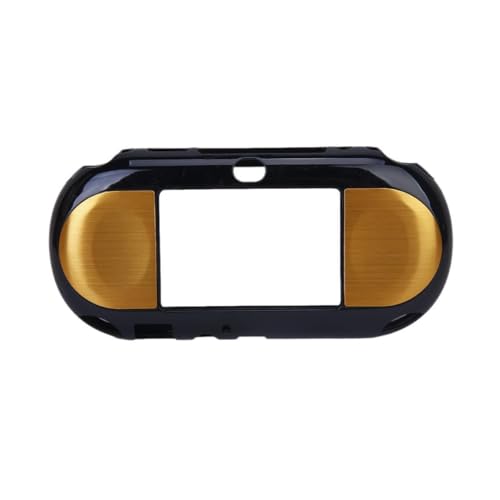 OSTENT Colorful Aluminum Metal Skin Protective Cover Case for Sony PS Vita PSV PCH-2000 - Color Gold
