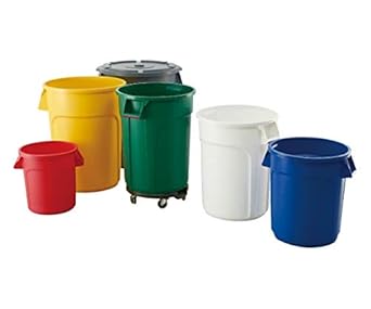 【クリックで詳細表示】トラスト ラウンドコンテナ 1014 166L イエロー/62-6615-39