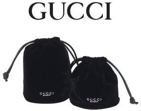 Amazon グッチ ブラックベルベット巾着ポーチ ミニ巾着ポーチ 001 Gucci グッチ 化粧ポーチ 通販