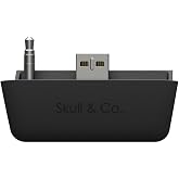 Skull &amp; Co. AudioBox: Bluetooth 5.0 Wireless Audio Transmitter Adapter Low Latency for Xbox (XB1/XSX/XSS/Elite2) Controllers- Black