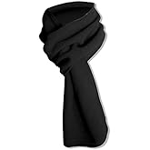 SUXINRY Scarf Fashion Warm Fleece Scarf Soft Lightweight Solid Color Autumn Winter Scarves Wraps for Women Men Girls Boys