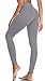 Oalka Women Yoga Pants Workout Running Leggings Light Grey XSthumb 2