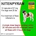 capstar 12 Nitenpyram 57 mg - Flea killer for dogs over 25 lbs