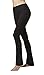 TLC Sport UK Women's Classic Sculpting Compression Fold Down/Fold Over Yoga Trousers Pants Black