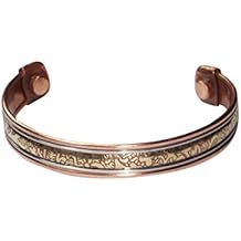 Earthing Copper Bracelet Magnetic Design Yoga Fashion Arthritis Healing Power