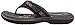 Skechers Womens Bayshore Flip Flop, Black/Pink, 7