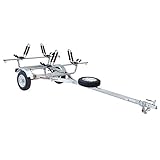 Malone Auto Racks MicroSport Trailer Kayak Transport Package with 2 Malone J-Pro2 Kayak Carriers