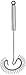 Norpro Krona Sauce Master Whisk Silver, 11.5in/29cm