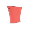 Umbra 082610-180 Skinny, Coral Sleek & Stylish Bathroom Trash, Small Garbage Can, Wastebasket for Narrow Spaces at Home…